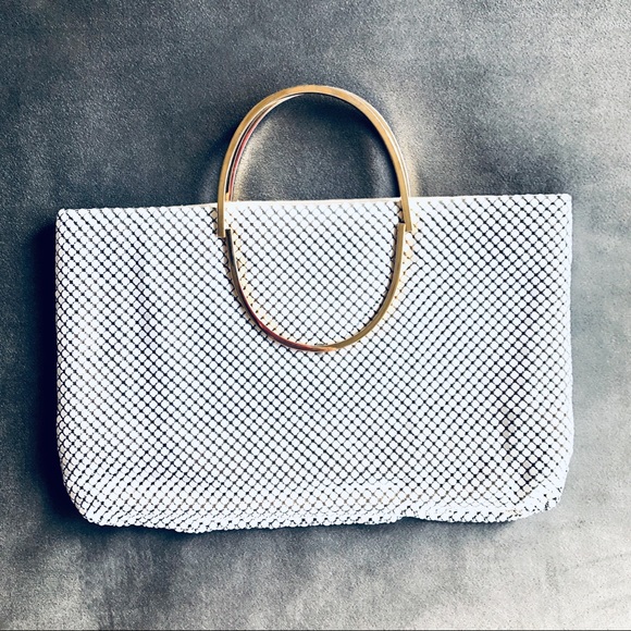 Handbags - Vintage White Mesh purse
